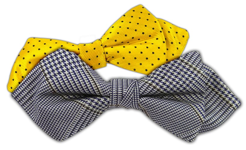 Diamond Tip Bow Ties
