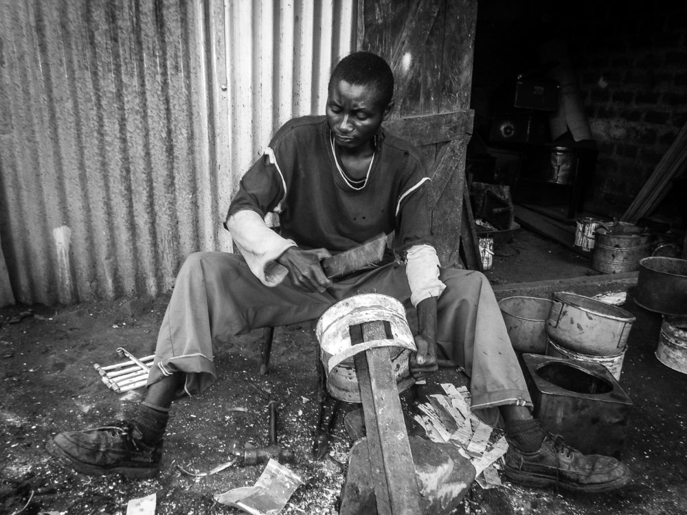 The Day in the life of a 'jiko' Maker" Photographed by Sa'Konzoni Z Juma