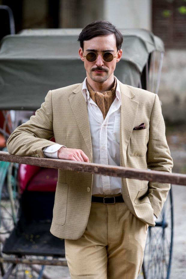 Actor Blake Ritson new to the cast this season.