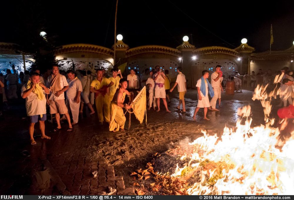 The last bow to the fire before it was all over.