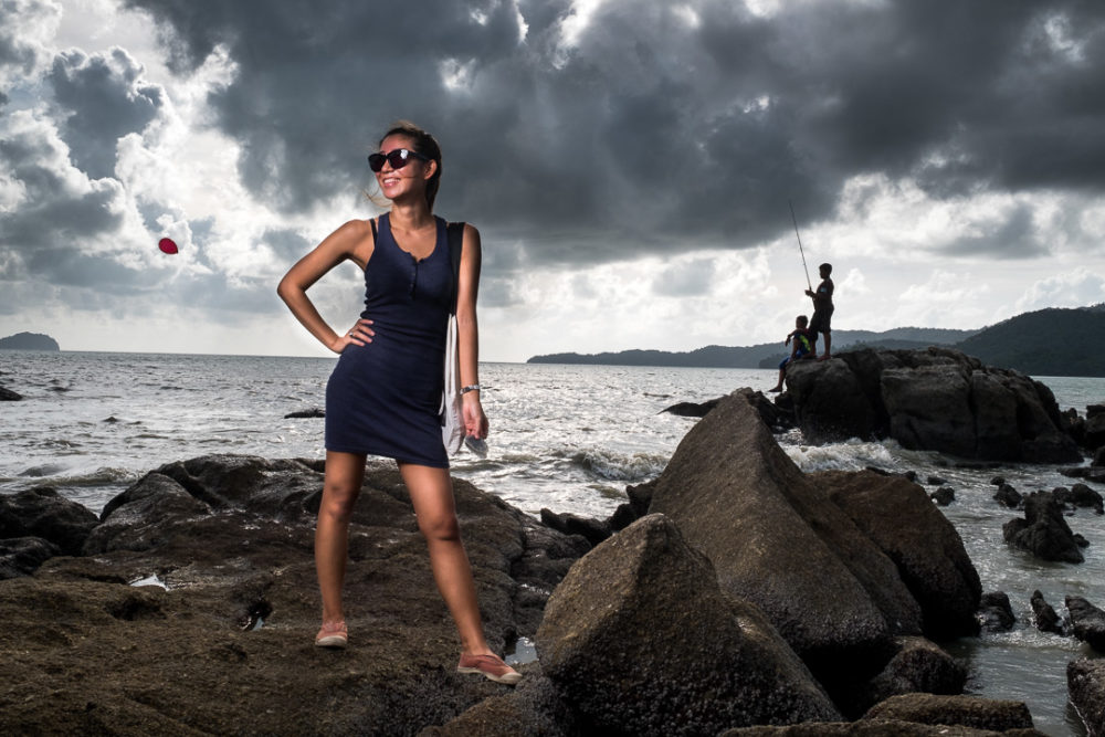 Jinbei HD 600, Vanilla Bay Balancing ambient light and flash.