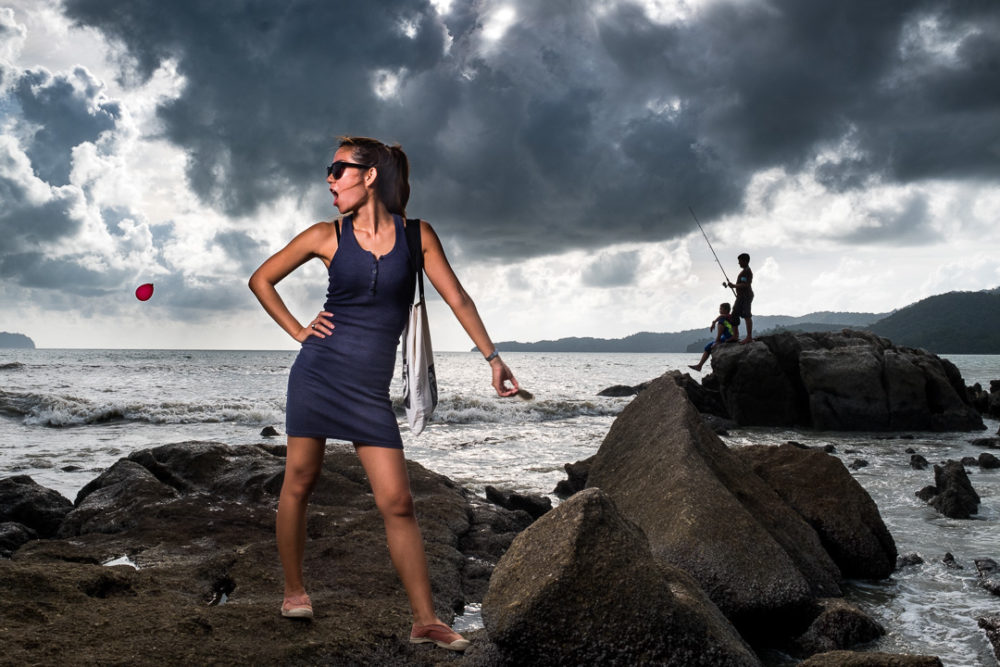 Jinbei HD 600, Vanilla Bay Balancing ambient light and flash.