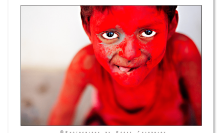 Poras Chaudhary, a colorful new talent.