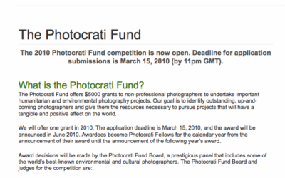 Your chance at a start in humanitarian photography
