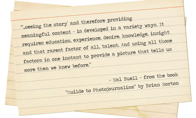 Take Note: Hal Buell