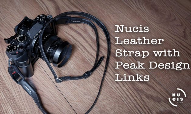Nucis Leather Strap  with Peak Design Links